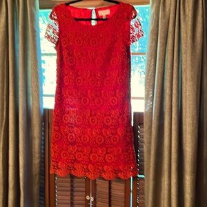 Moulinette Soeurs velements size 2 crochet dress MINT condition